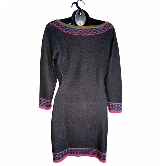 Flying Tomato 3/4 Sleeve Sweater Dress Size Medium - Picture 3 of 7